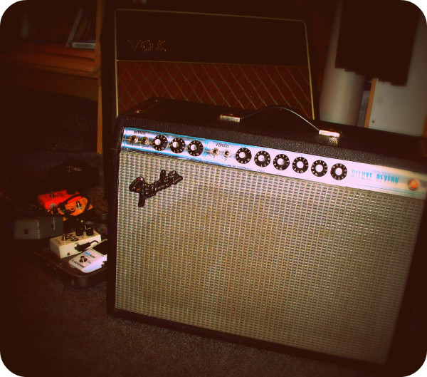 Fender Deluxe Reverb Amp, Fulltone OCD Pedal